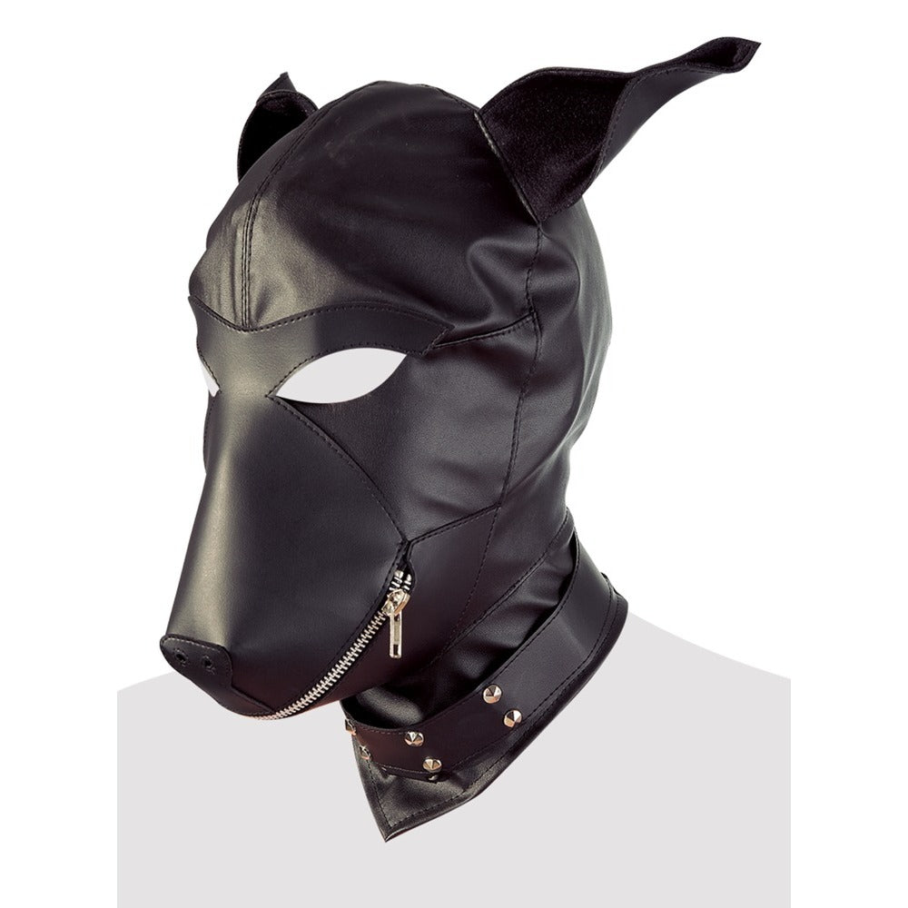 Imitation Leather Dog Mask - Tease & Please