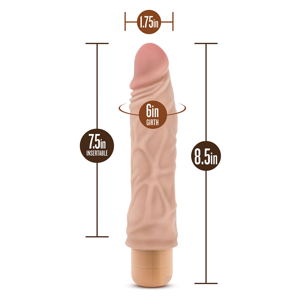 Dr. Skin Cock Vibe 10 Vibrating Dildo 8.5 Inches - Tease & Please