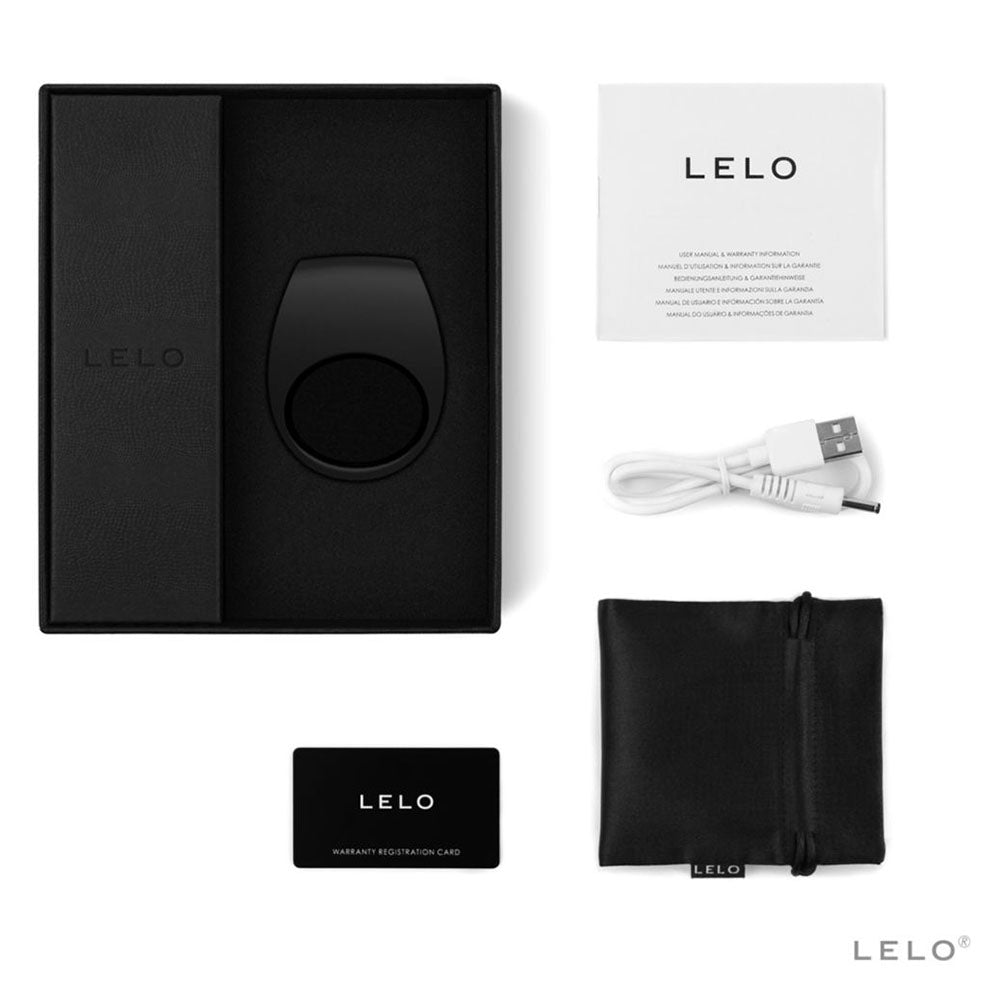 Lelo Tor 2 Black Couples Ring - Tease & Please
