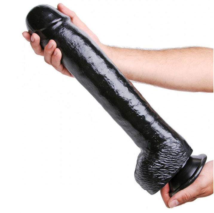 The Black Destroyer Huge Suction Cup Dildo - Tease & Please