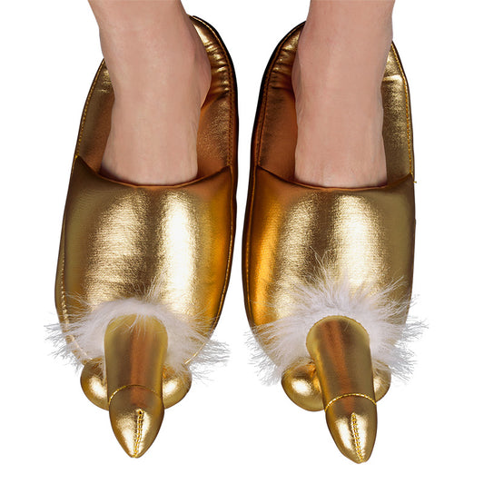 Golden Penis Slippers - Tease & Please