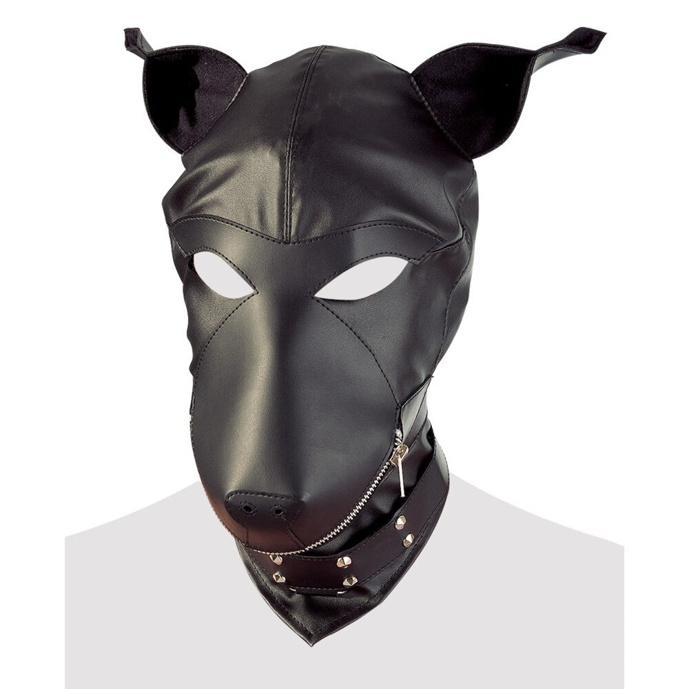 Imitation Leather Dog Mask - Tease & Please