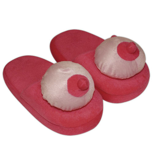 Pink Boob Slippers - Tease & Please