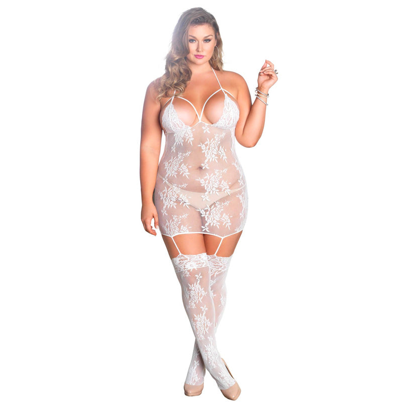 Leg Avenue Strappy Suspender Dress UK 16 to 18 - Tease & Please