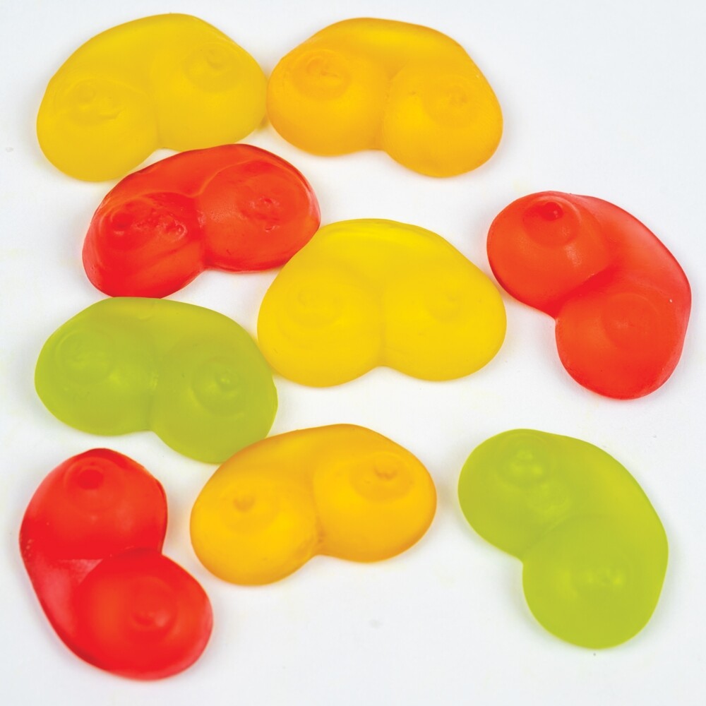Fruit Flavoured Jelly Boobs - Tease & Please